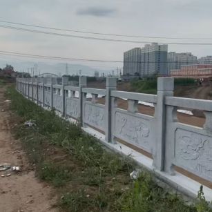 六盘水 石材河道栏杆