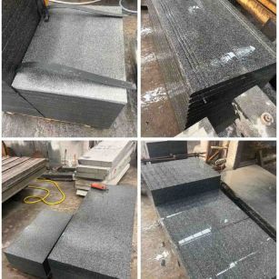 六盘水 芝麻黑地铺石材
