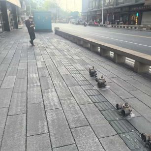 六盘水仿古石铺装效果