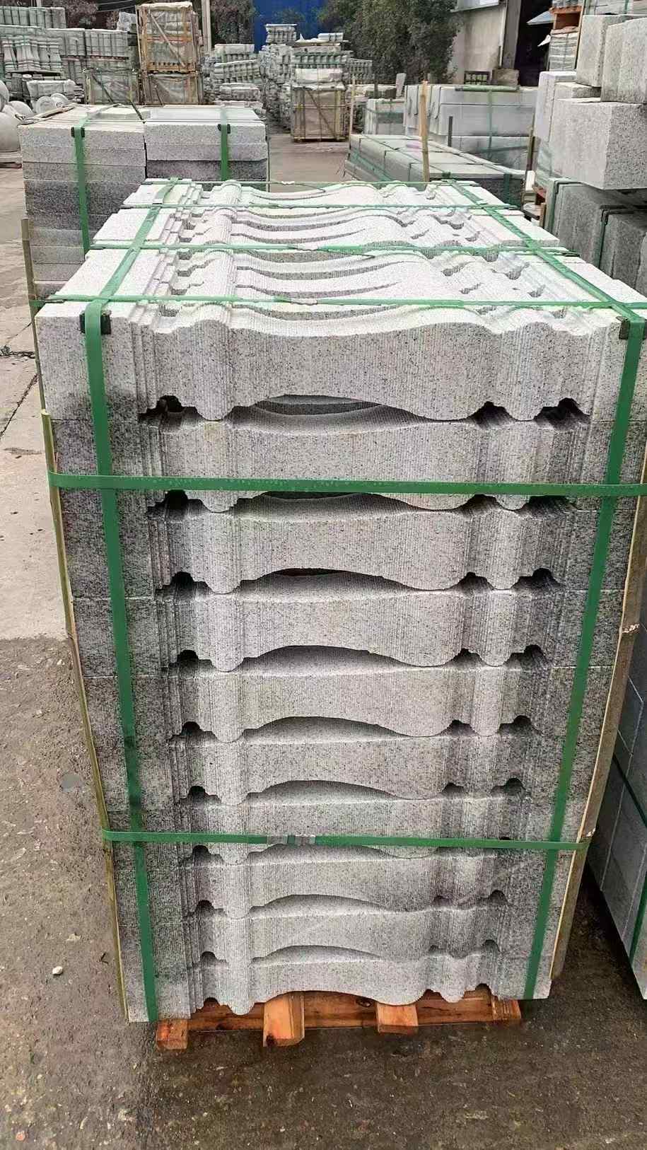 六盘水 芝麻白方形拉丝面，栏杆花瓶柱