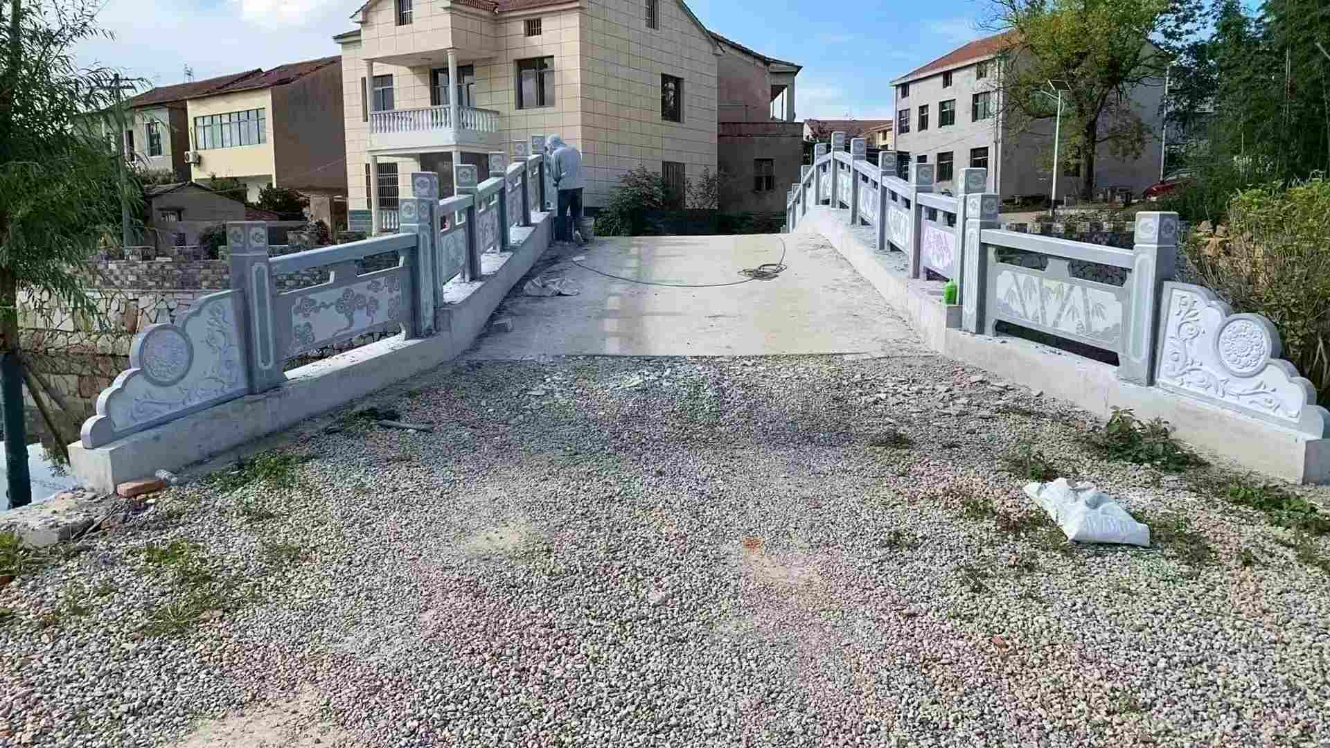 六盘水 芝麻灰花岗岩桥栏杆